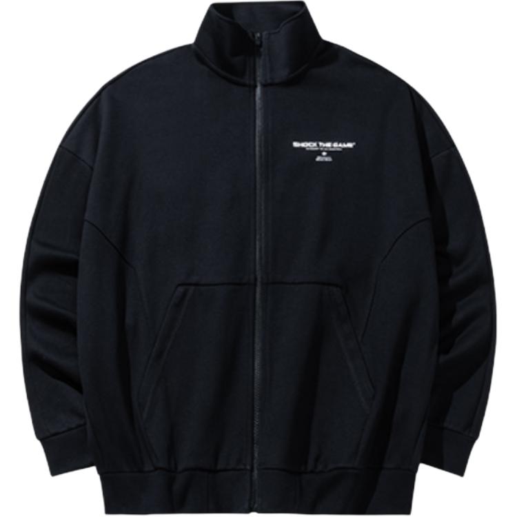 

Anta Comfortable Simple Versatile Loose Stand Collar Zipper Cardigan Hoodie Men hoodies 152431703S-2 M