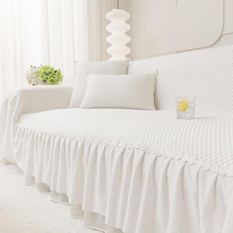 Летний чехол для дивана из ледяного шелка — фото 3