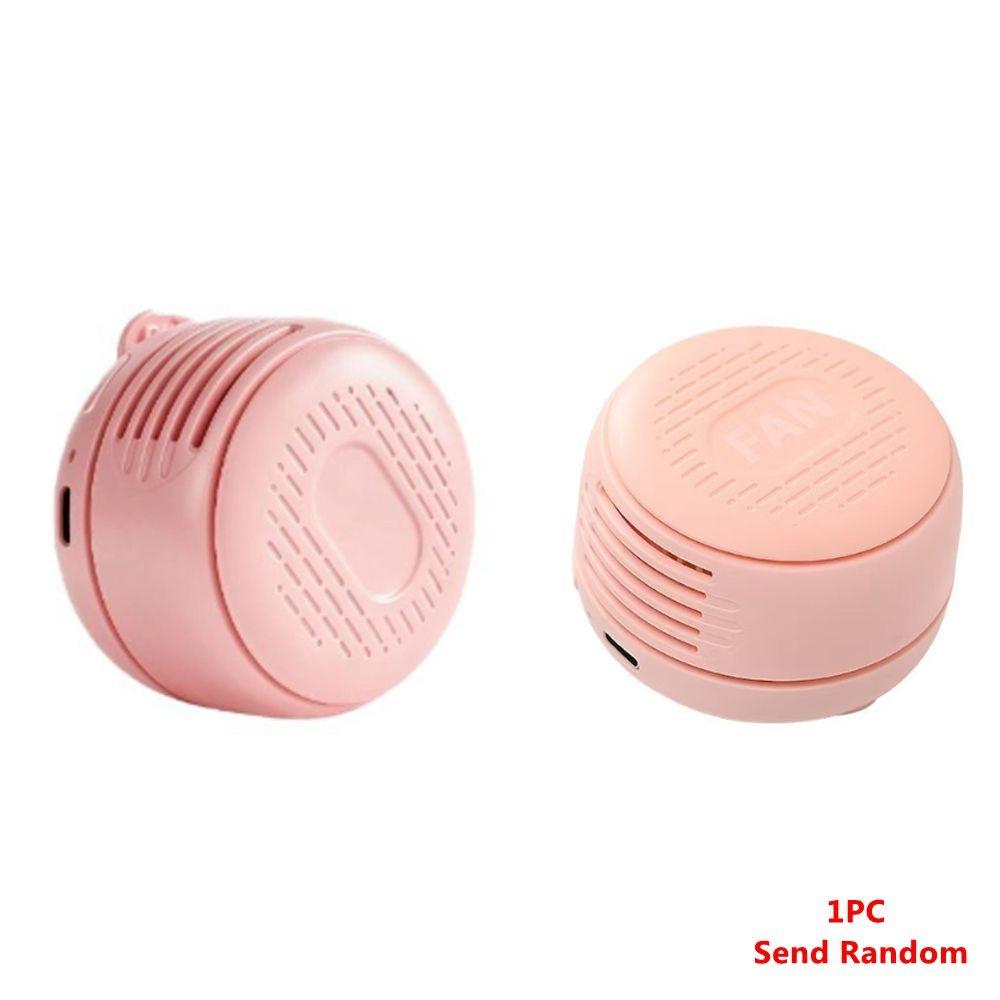 360 Degree Adjustable Suspended Waist Fan Long-Lasting Clip-on Fan New Air Cooler розовый