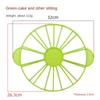 Dual-Sided Round Cake Divider, 10 & 12 Equal Slices, Food-Grade Plastic Cutter with Easy-Grip Handles for Even Baking Cutting