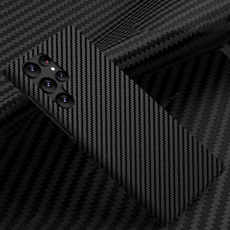 Carbon Fiber Telefon Fall Für Samsung Galaxy S24 S22 S23 Ultra 5G S21 S24 Plus S23 + Drahtlose Ladegerät Fall für Samsung S22 Ultra Dünne Funda