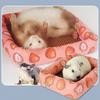 Canvas Hamster Sleeping Bed Washable Rodents Cushion New Hamster Nests  Pet Supplies