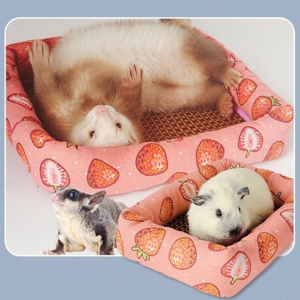 Canvas Hamster Sleeping Bed Washable Rodents Cushion New Hamster Nests  Pet Supplies