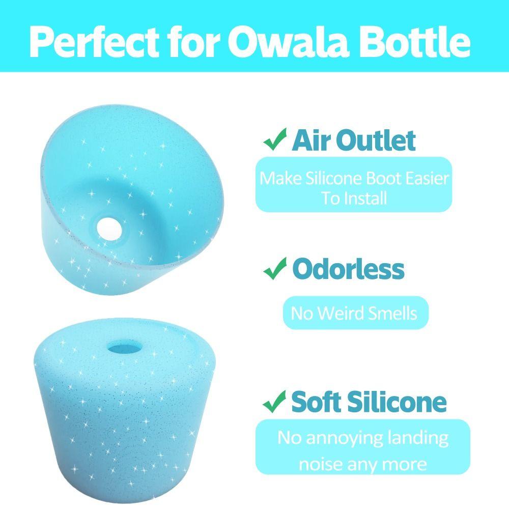 Water Bottle Boot Silicone Cup Protective Sleeve Cushion for Owala 24oz For Owala 24oz