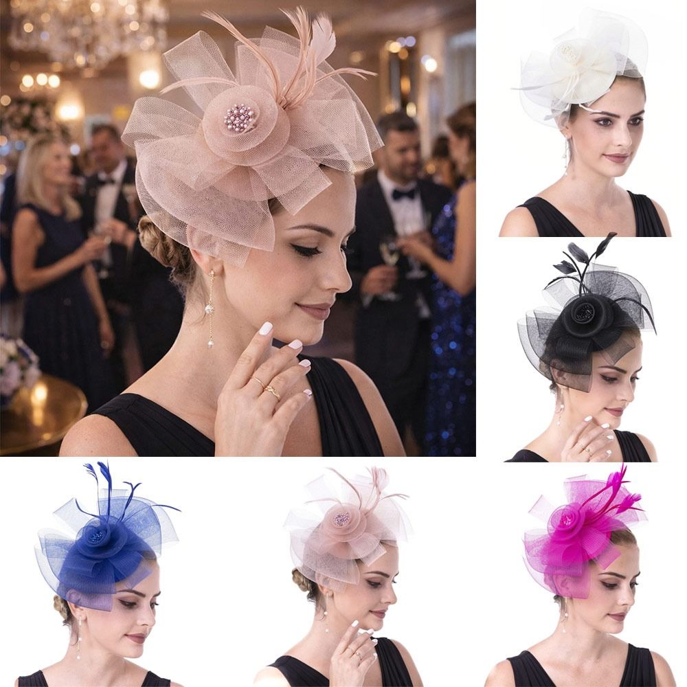 Bridal Hair Band Tea Party Derby Hat New Hair Accessories  Women