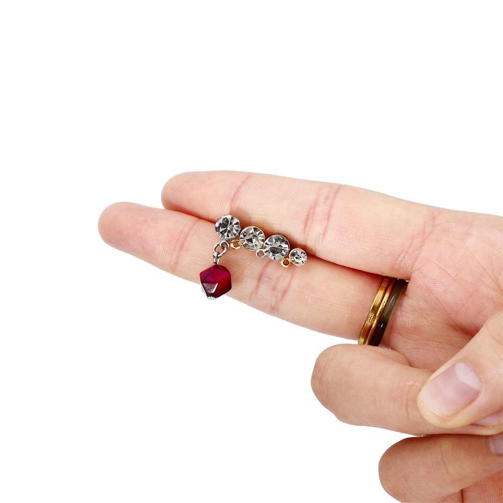 50 Stück/Lot 4 5 6 mm klare Strass-Ohrstecker Ohrstecker mit Schlaufe passend für DIY-Ohrringe, Schmuckherstellung, Zubehör