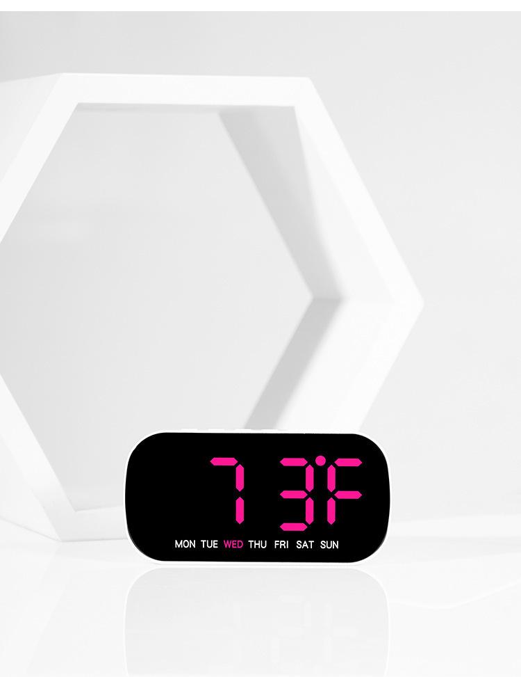 LED Digital Clock: Multi-function Alarm with Date & Dual Alarms - Model 5507