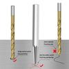 Octagonal Center Punch Locator Fitter Chisel Metal Drilling Mark Cone Punch High Hardness