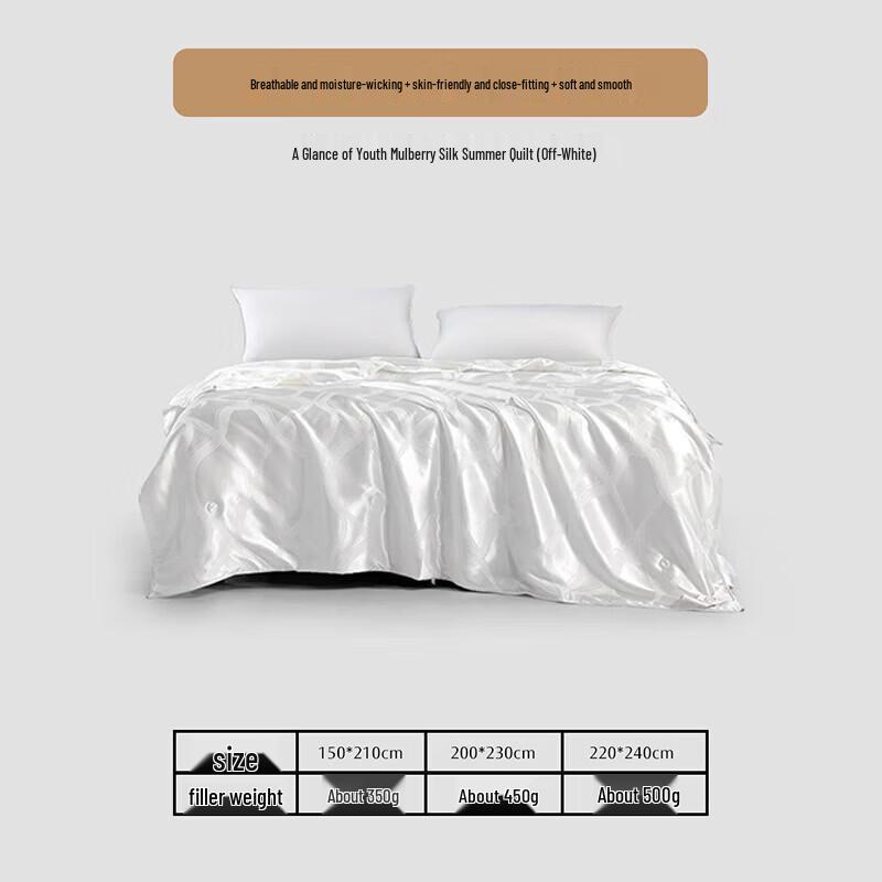 Mercury Home Textiles 100% Tussah Silk Quilt