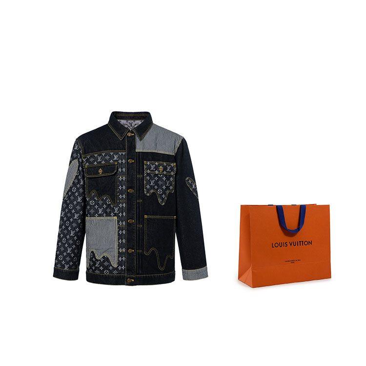 Louis Vuitton Denim Jacket Men's Black 1A9K64