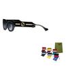 GUCCI Gg Rectangle-frame Sunglasses Women's Black