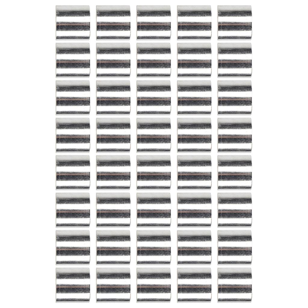 40pcs Bearing Spacers Skateboard Hardware Accessory for Longboards Skateboards Repair Rebuilding Silver