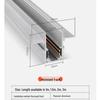 Pure White Recessed & Surface Mounted Magnetic Track Light - LED, No False Ceiling Needed