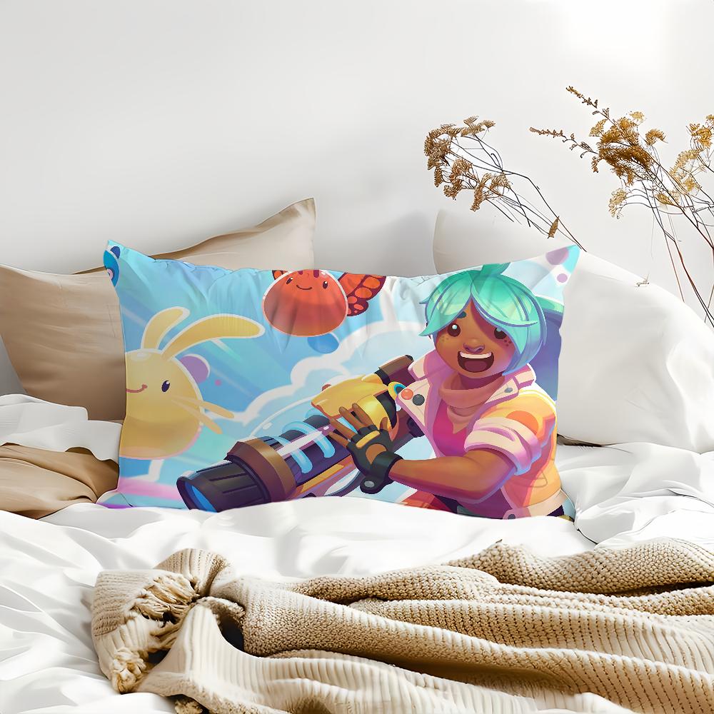 Game Slime Rancher 2 Pillow Case Cover Suitable For Livingroom Bedroom Sofa Home Decoration Cushion