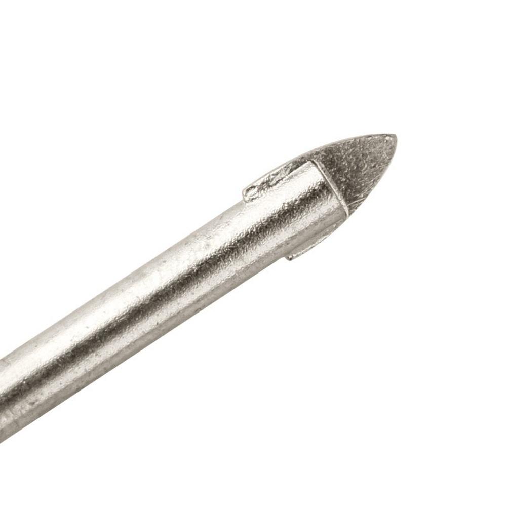 10pcs 6mm Glass Drill Bits Glass Hole Opener Alloy Triangular Drill Bits For Tiles Marble Mirrors Glass Drilling