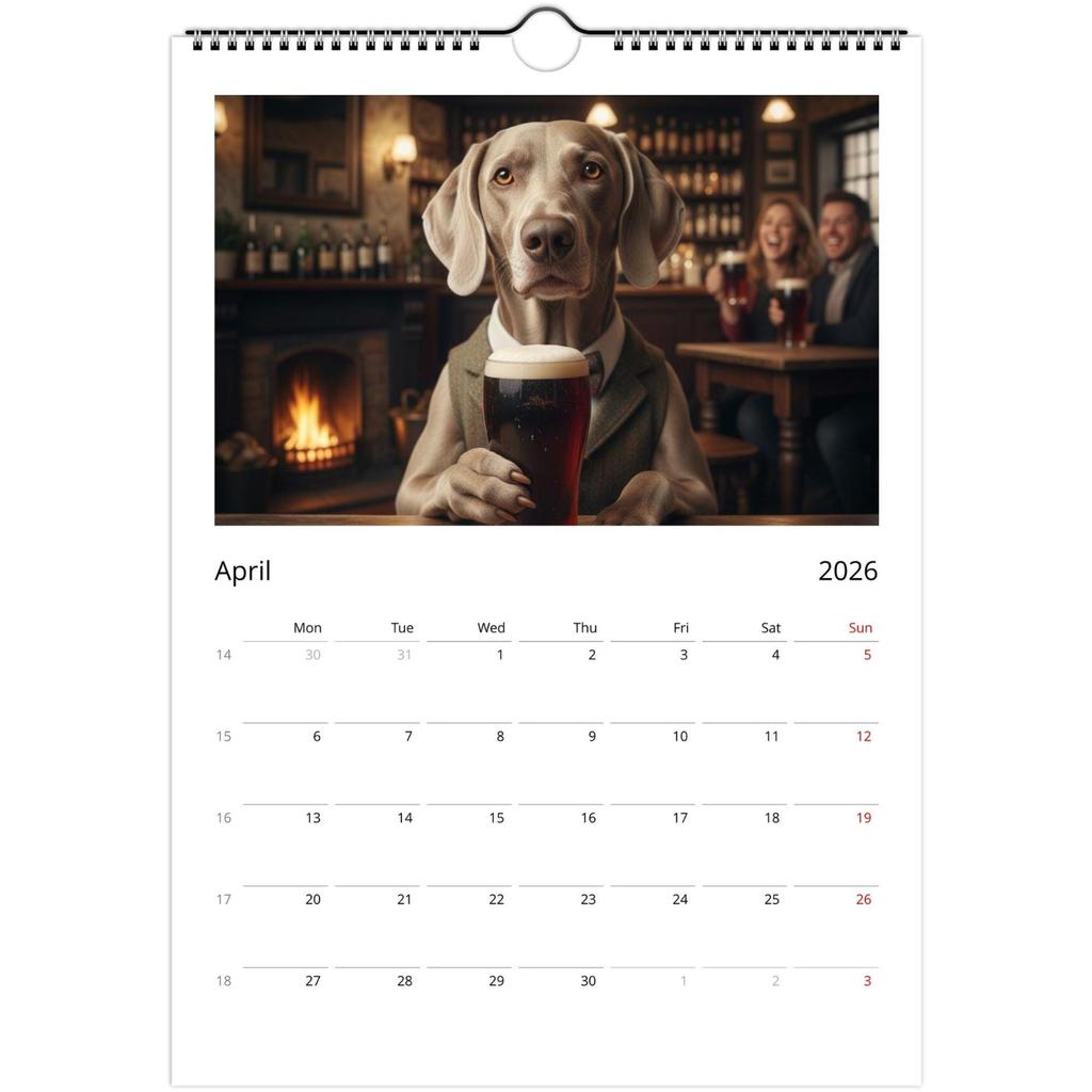 Kalendarz ścienny 2026, Kalendarz o zabawnej tematyce, Zabawny prezent do pogadania, Idealny wybór do użytku domowego.