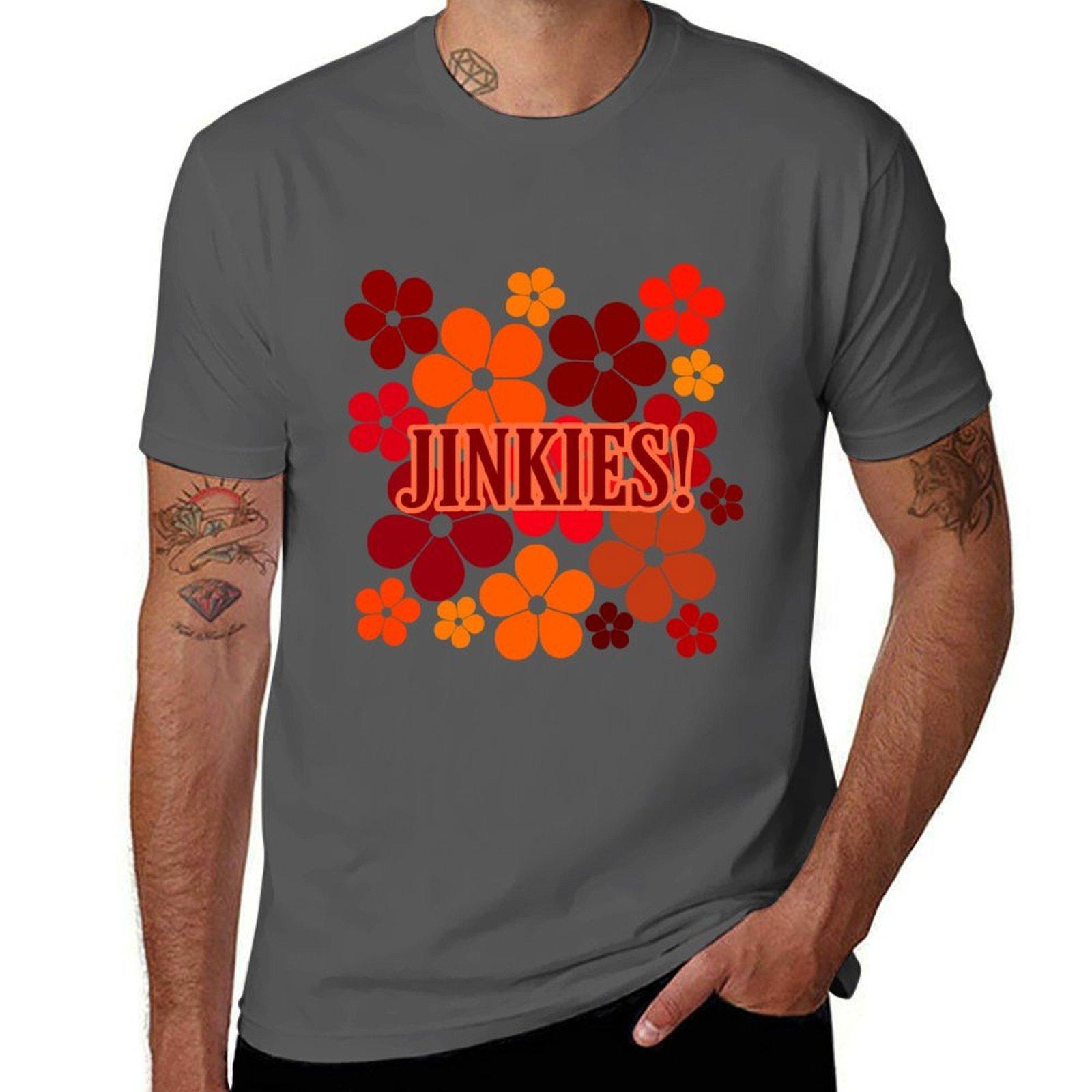 

Velma Jinkies retro flower power print T-Shirt cotton t shirt pack man t shirt cotton T-Shirt 4XL
