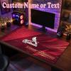 St. Louis Cardinals Customized Name Text Mouse Pad, Large Desk Mouse Mat Personalized Home Office Present