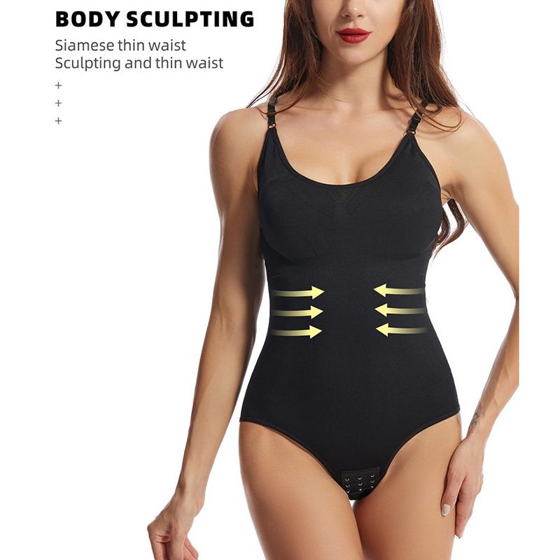 Damen Shapewear Body Bauchkontrolle Po-Lifting Schrittloser Unterwäsche Nahtloses Formen