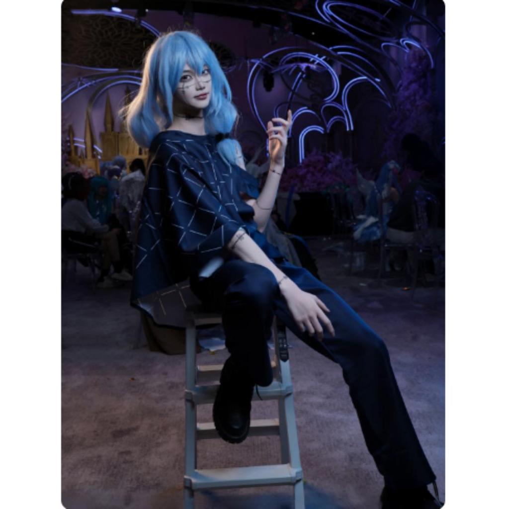 Jujutsu Kaisen Mahito Cosplay Costume Full Set Anime Jjk Costumes Wig Top Pants Suit For Carnival Halloween Party Mahito Set