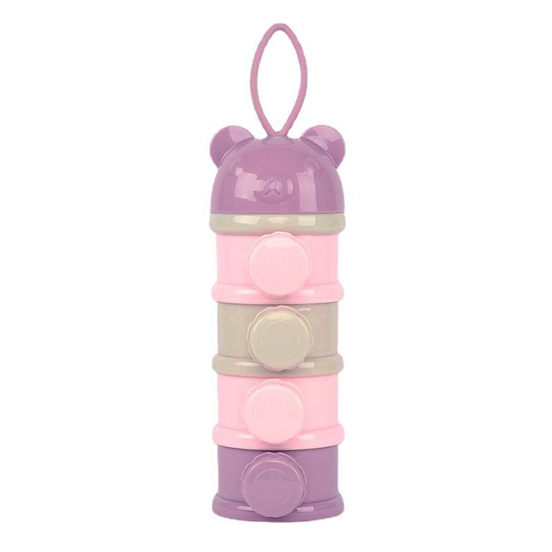 3/4 Layer Portable Milk Powder Bottle Sealed Storage Snack Packaging Tank Suitable for Travel Outdoor Activities Removable TMZ