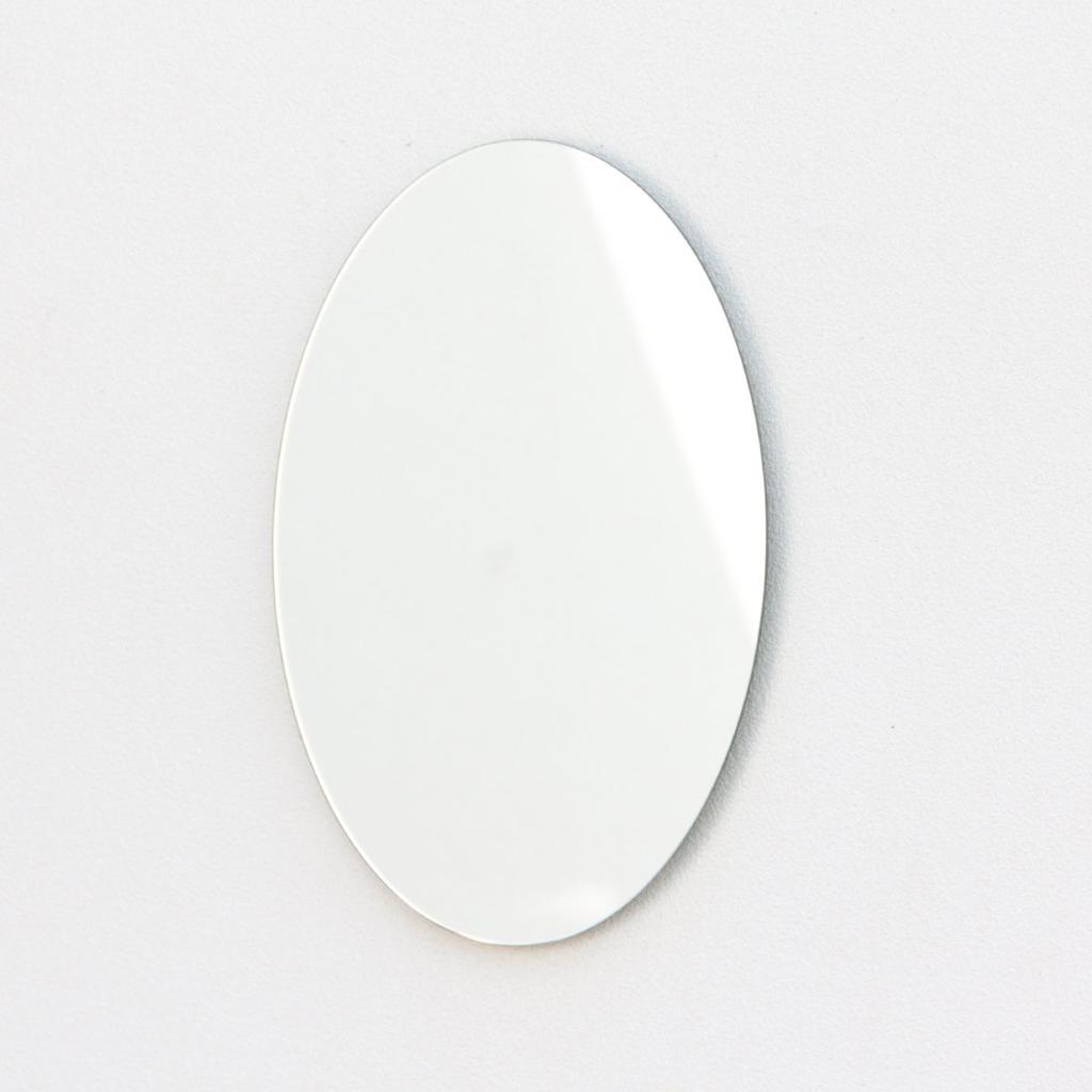 Muramatsu Kagami Store Mirror Wall Hanging Toilet Entrance Paste Mirror Oval Round Oval 27 X 39cm Wall Stickable Mirror Design Kagami Shape Oval