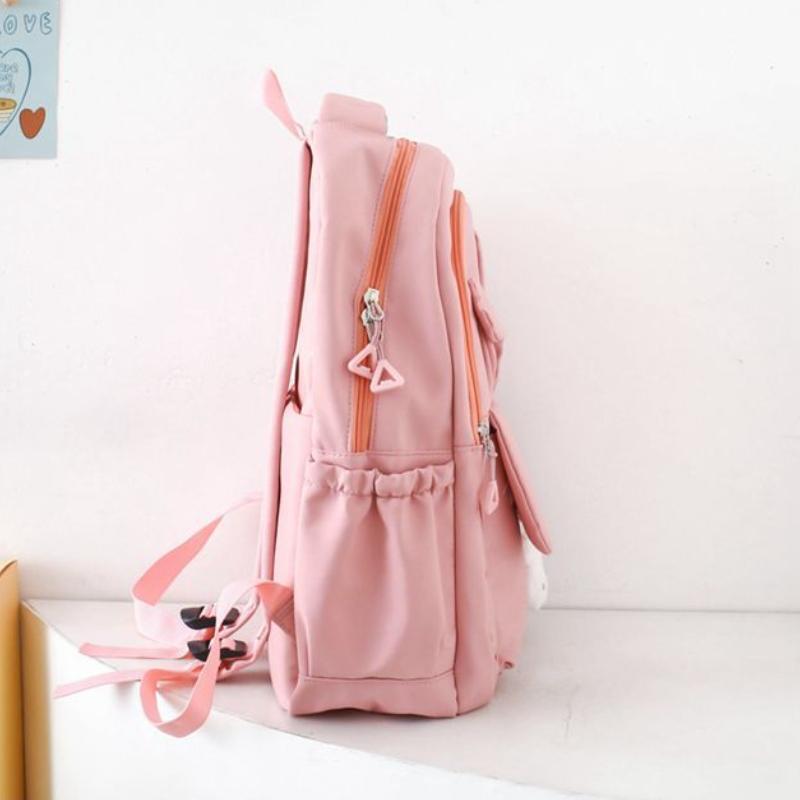 New Backpack for Elementary School Students Third To Sixth Grade Backpacks Girl's Lightweight and Cute Large Capacity Four Piece Bags Set