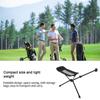 Folding Camping Chair Footrest Portable Retractable Moon Chair Footstool Leg Rest with Storage Bag for Outdoor Camping