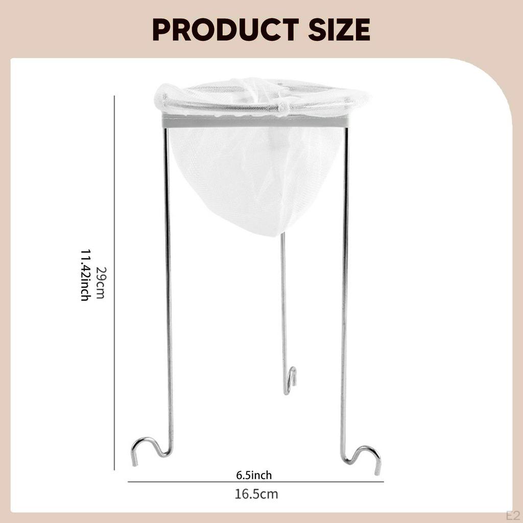 Gelee-Siebständer, Wiederverwendbarer Seiherbeutel, Stabiles Küchengerät aus Edelstahl