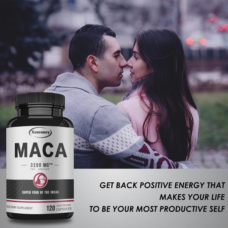 Men's Energy Supplement, All-natural, Potent Formula, Boosts Energy and Endurance, Vegetarian Capsules.