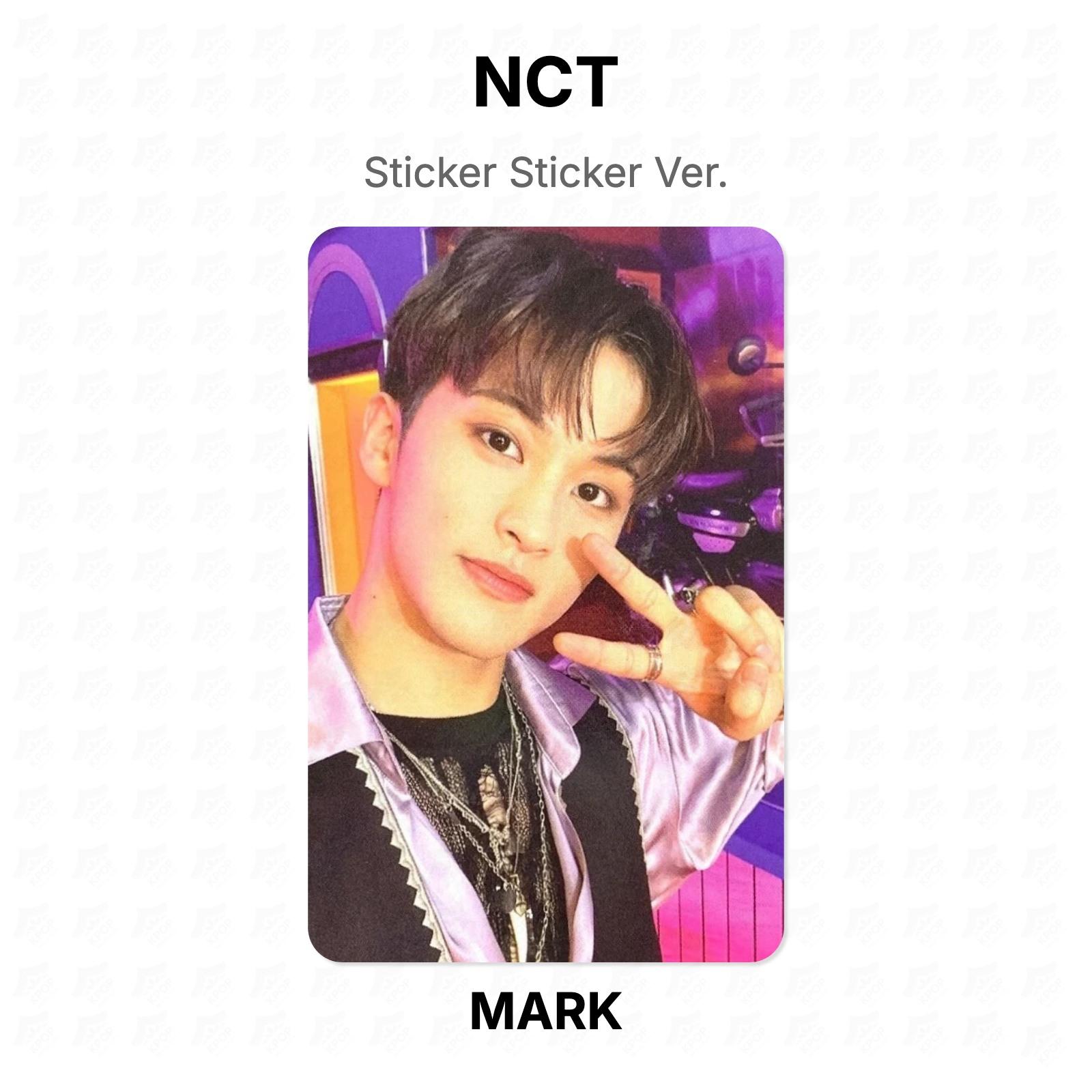 NCT Sticker Sticker Ver. Official Photocard MARK