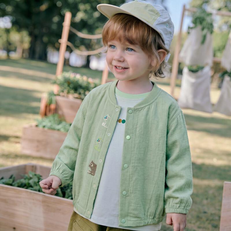 Mini Balabala Cotton Gauze Sun Protection Jacket for Babies and Kids