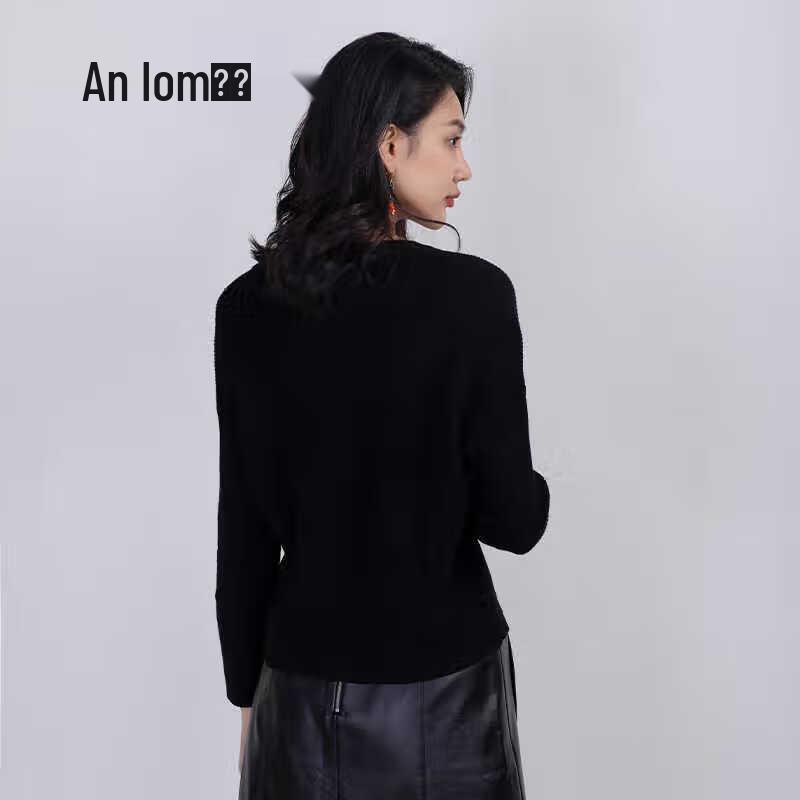 Anlom Women's Striped Long Sleeve Knit Pullover