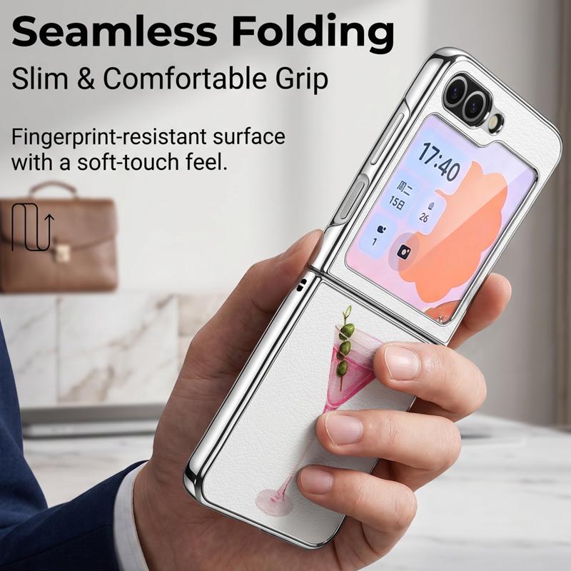 Colorful Buttons Blocks Print Case For Samsung Galaxy Z FlIP 7 FE 6 5 Z Flip7 Flip6 Flip5 Luxury Plating PC+PU Leather Hybrid Folding Phone Cover