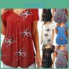 Elegant Women Floral Short Sleeve T-shirt Tops With Comfortable Loose Fit Design