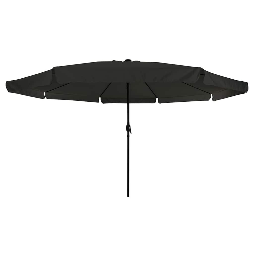 Garden Sun Umbrella Black 395 X 395 X 245 Cm Polyester