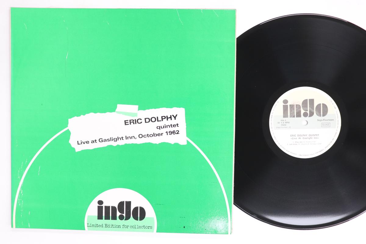 

LP Record ERIC DOLPHY Live At Gaslight Inn October 1962 INGOFOURTEEN INGO Italy Jazz Used