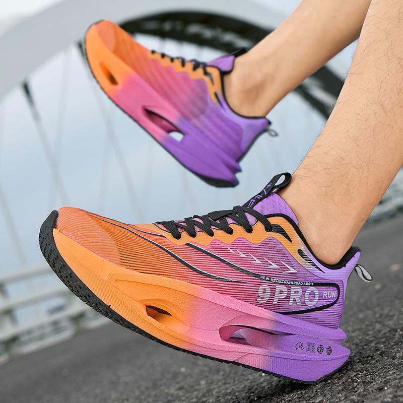2025 New Carbon Plate Marathon Running Racing Shoes Professional Stable Support Shock-relief Ultra-light Rebound Sport Sneakers