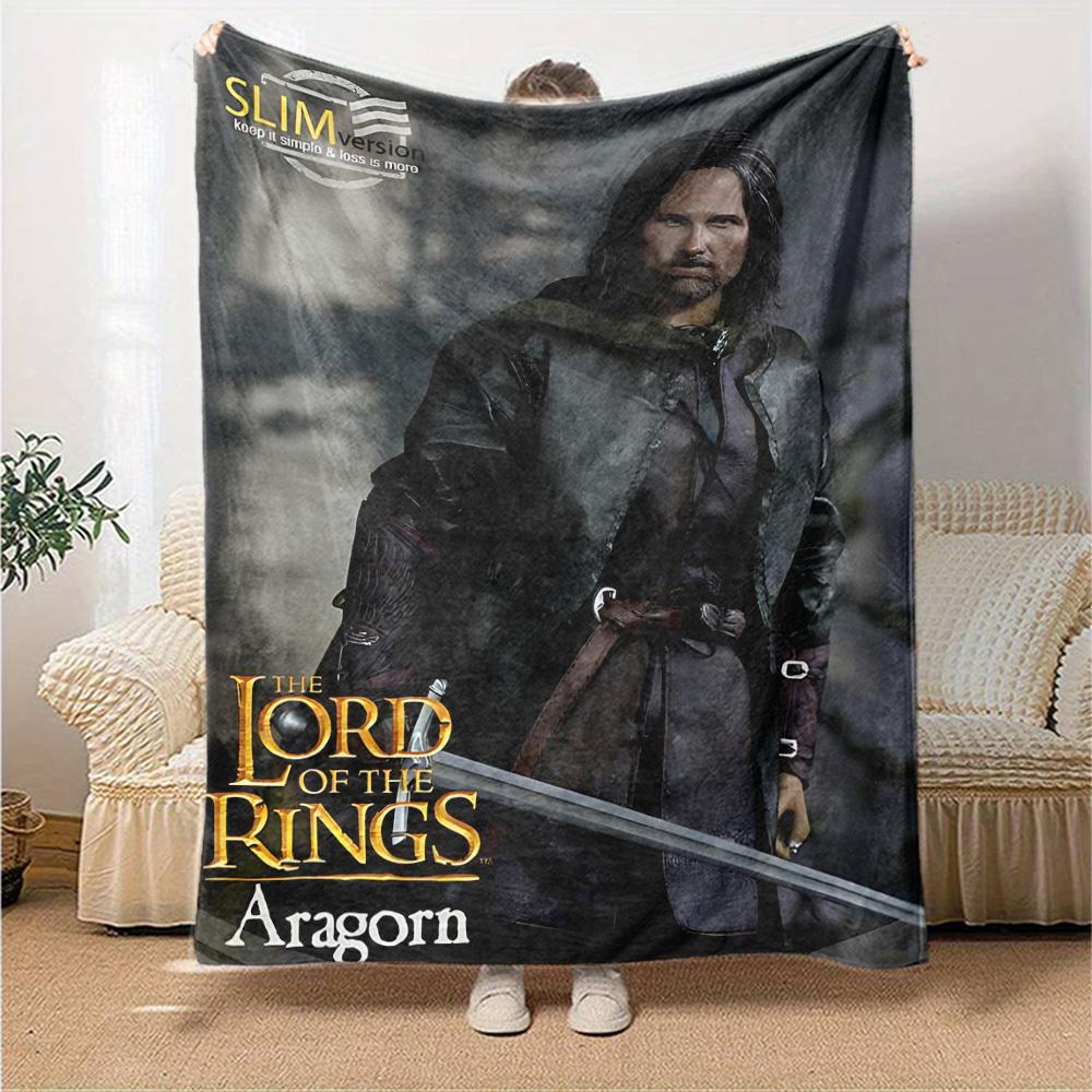 1pc SLIM version Flannel Blanket - Soft Warm Throw for Home, Office, TravelL1372