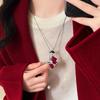 Luxurious Flocked Tassel Necklace: Sweater Chain & Autumn/Winter Fashion Accessory