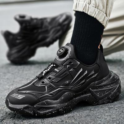 38-47 Couple Plus Size Fashion Trend Thick Sole Height Increasing Sports and Leisure Shoes Mecha Shoes Dad Shoes