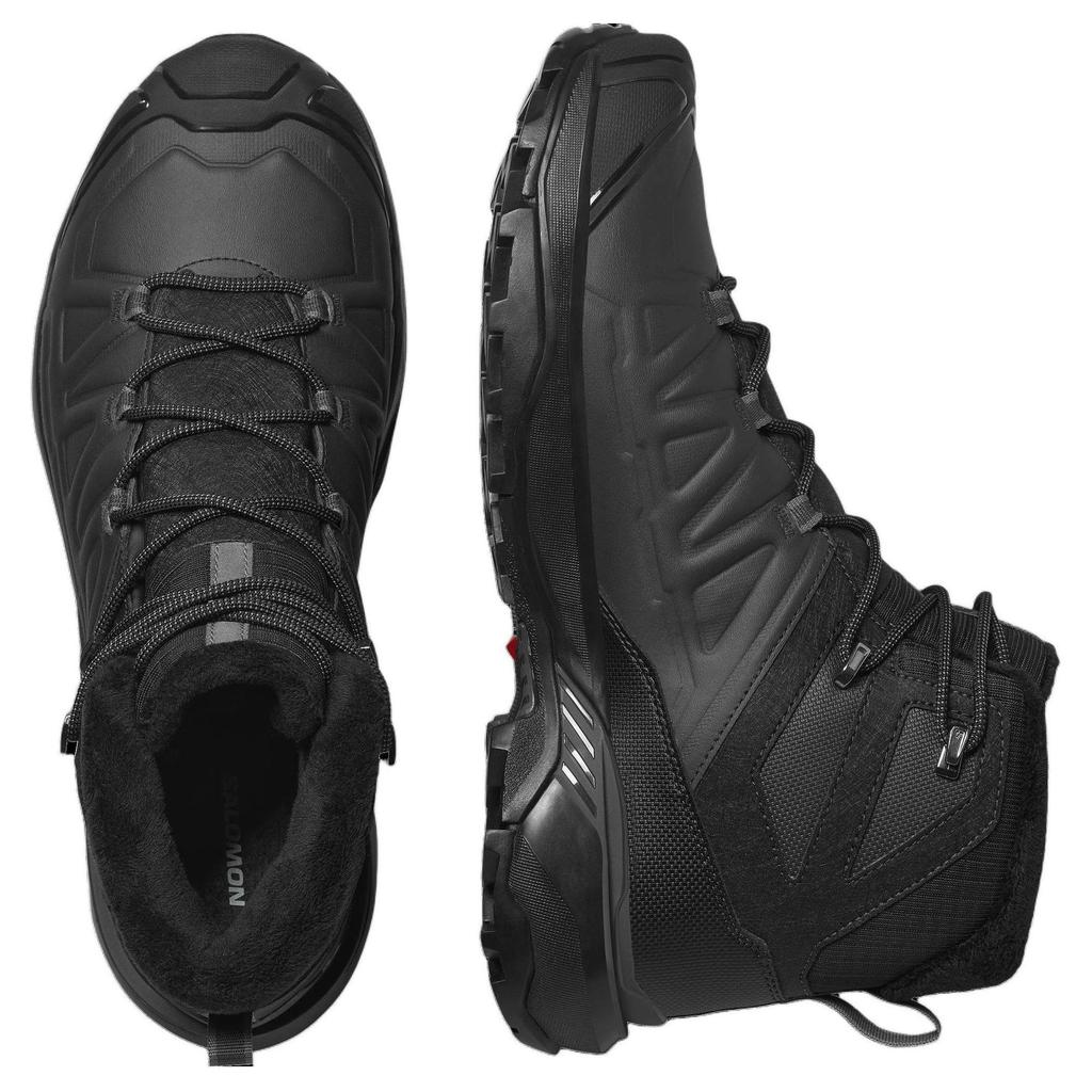 SALOMON X Ultra Snowpilot Comfortable Versatile Shock Absorbing Waterproof High-Top Outdoor Functional Shoes Men Shoes Black L47585600