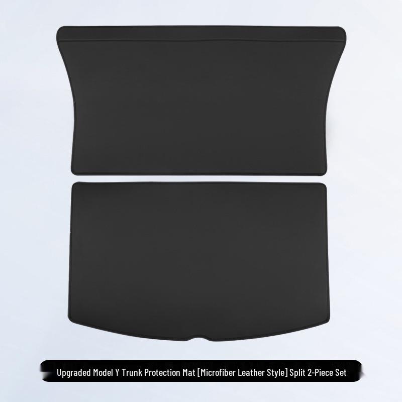 Tesla Model 3/Y Trunk & Front/Rear Leather Mats - Refreshed Version Trunk Mat