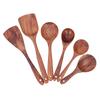 Küchenutensilien-Set Holzspatel Löffel Bequemer Griff Minimalistische Küchenkochgeschirr für Zuhause