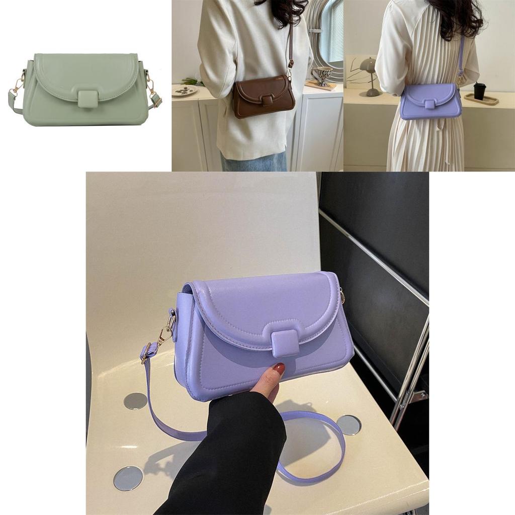 Trendige Kleine Box Tasche Für Damen 2023 Street Style Modische Umhängetasche Lässig Chic Pu Leder Handtasche Mit Magnetverschluss