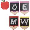 Banner Opening Decoration Flower Party Back School Banner Classroom Decoration Flag