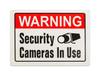 Secure Home 24Hour Video Surveillance Metal Sign  Warning Decor for OutdoorsHotelsMan Caves