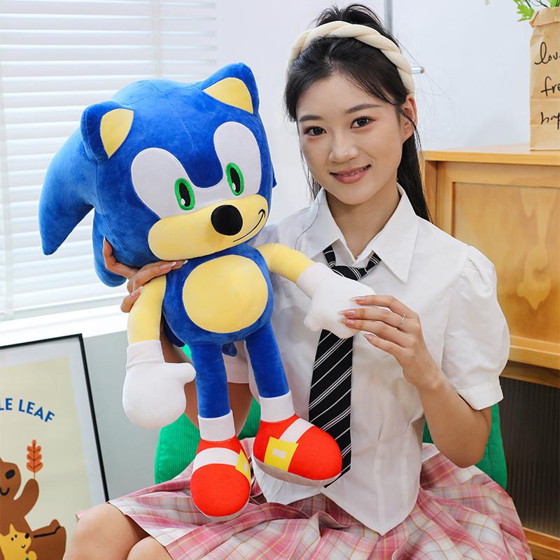 Sonic The Hedgehog Plush Toy Cartoon Gift For Kids Soft Cushion Pillow
