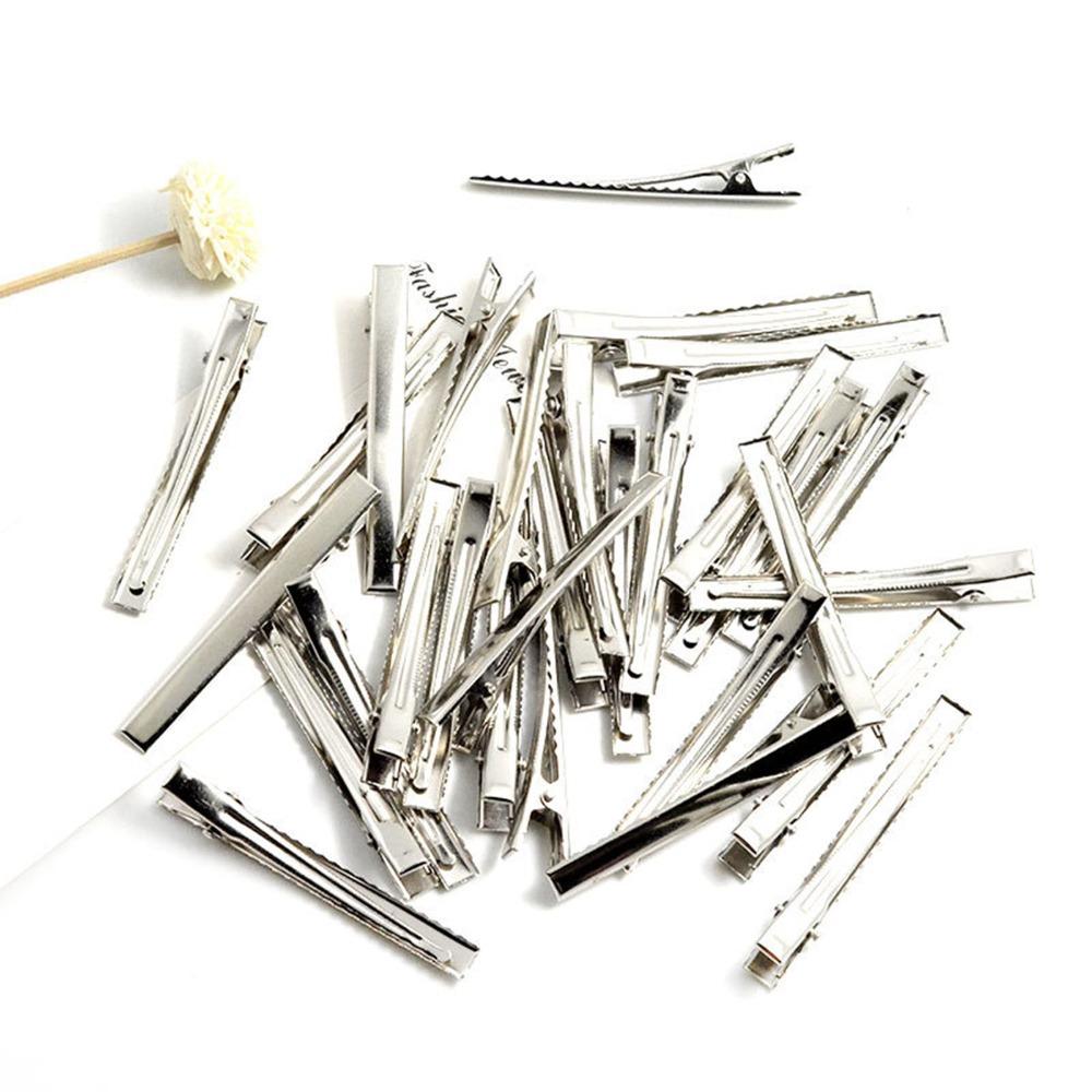 Durable Alligator Hair Clips Practical Hair Sectioning Clips Home Use Metal Curl Clips For Women
