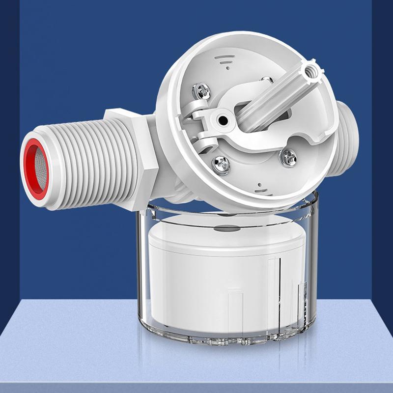 Torre valvola di controllo automatico del livello dell'acqua da 1/2" 3/4" con sfera galleggiante installata all'interno del serbatoio, ingresso e uscita senza spina.
